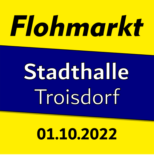 You are currently viewing Flohmarkt Troisdorf 1.10.2022