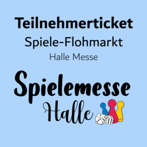 Teilnehmerticket Spiele-Flohmarkt Halle 2025 – 1 Tisch